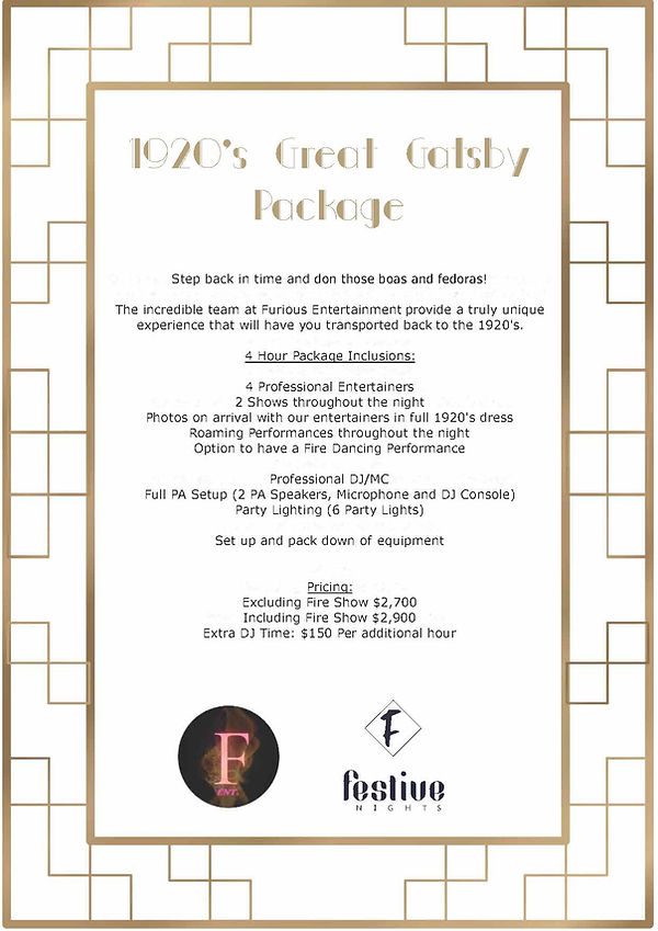 Great Gatsby package information